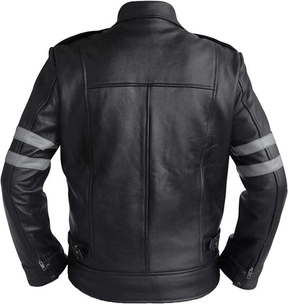 Leon Kennedy Resident Evil 6 Black Leather Jacket