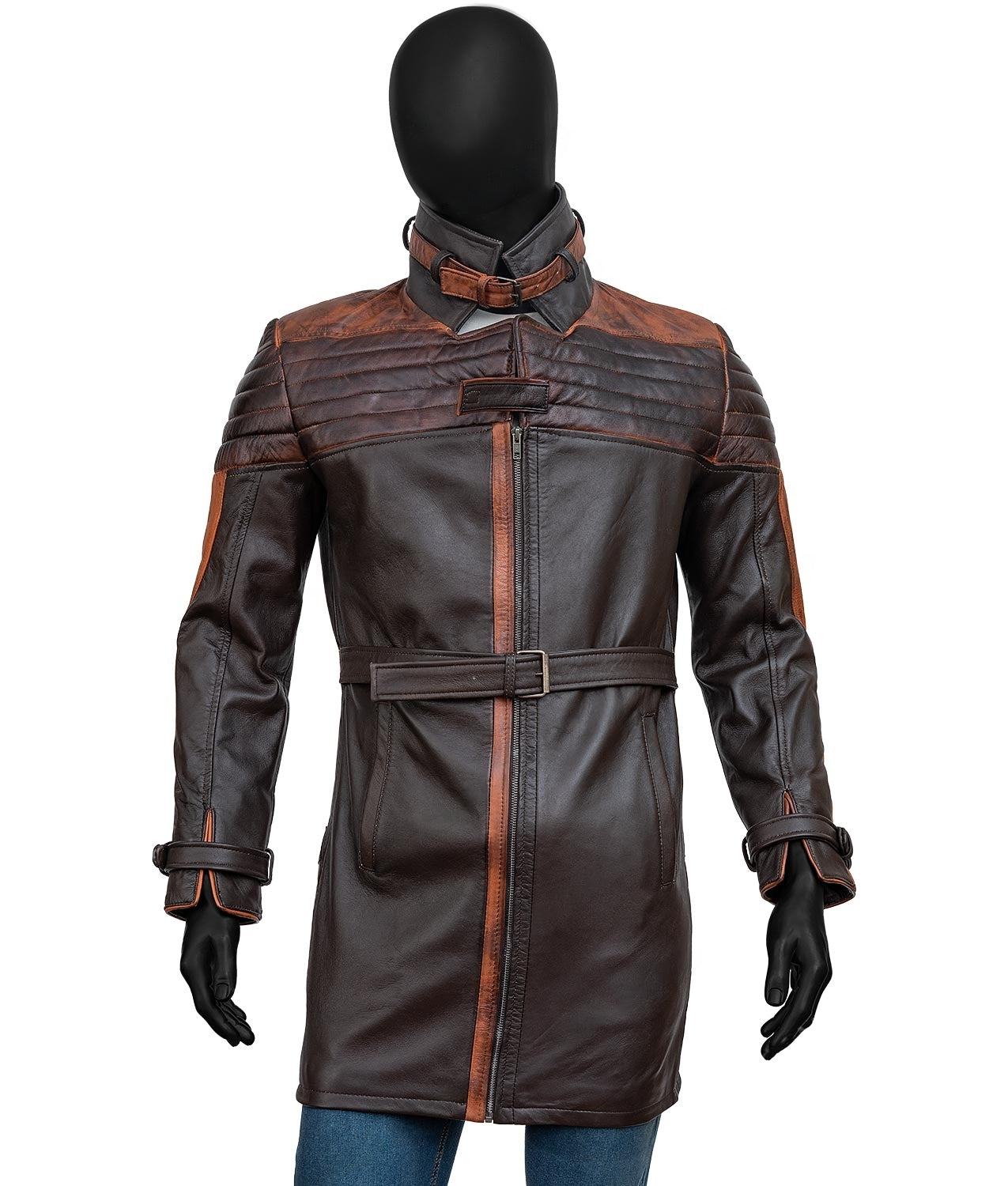 Watch Dogs 3 Legion Aiden Pearce Brown Leather Coat