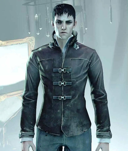 Dishonored Death Of The Outsider Robin Lord Taylor Leather Jacket