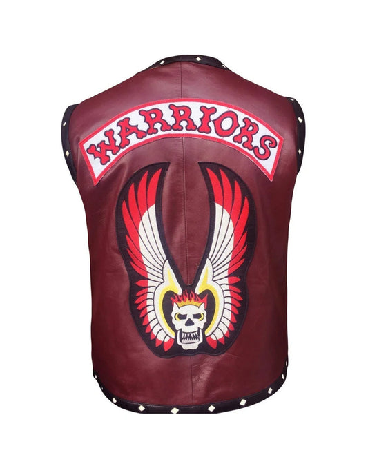 The Warriors Movie Vest Leather Motorcycle Cosplay Costume For Men