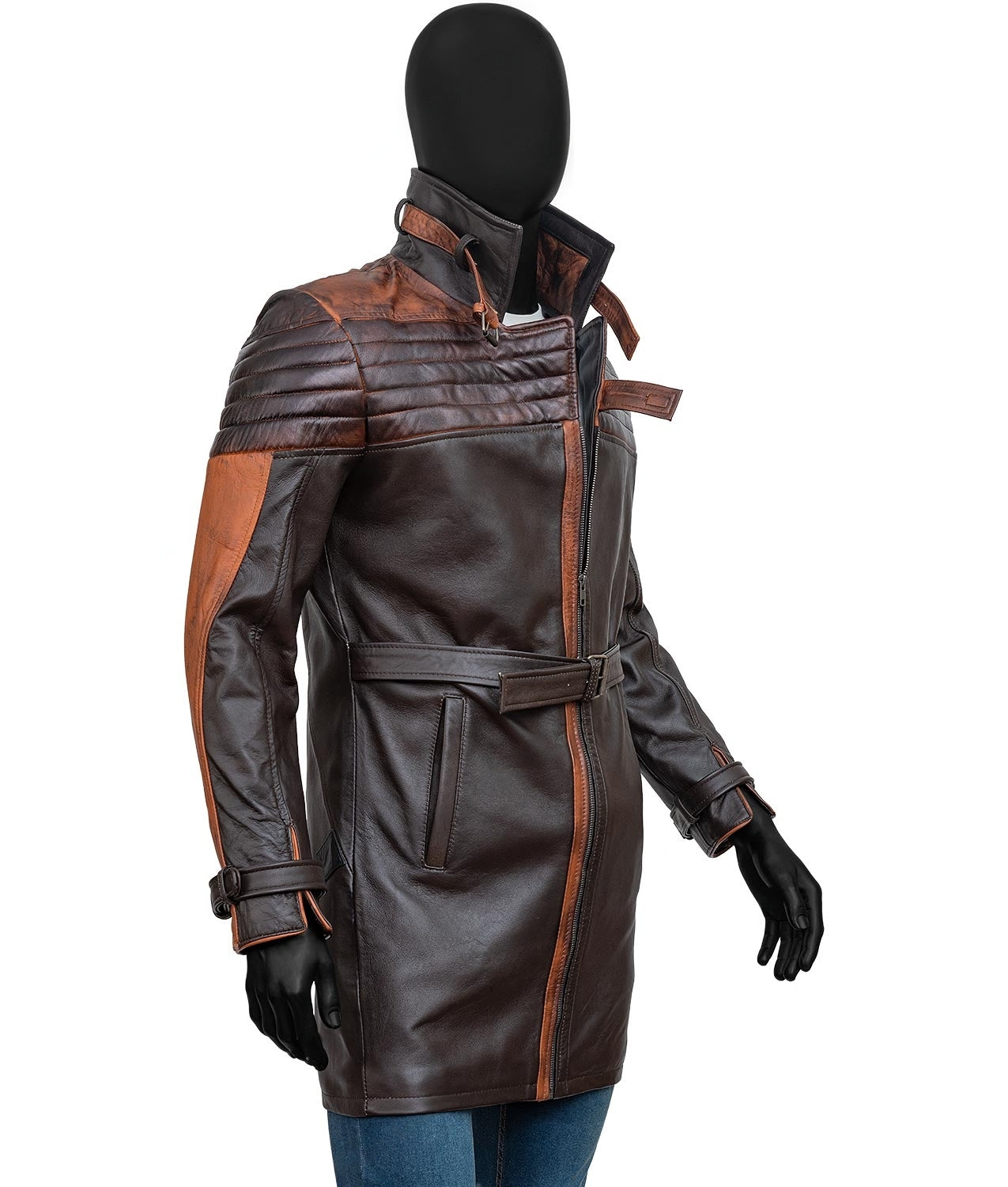 Watch Dogs 3 Legion Aiden Pearce Brown Leather Coat