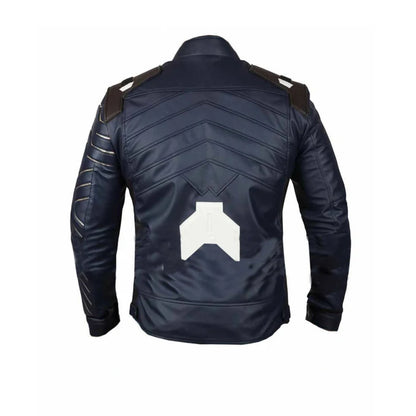 Avengers Infinity War Bucky Barnes Winter Soldier Leather Jacket