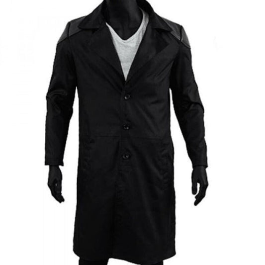 Karl Urban The Boys Billy Butcher Black Cotton Coat