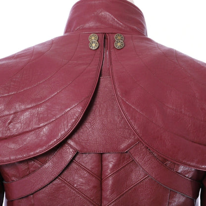 Devil May Cry 5 DMC 5 Dante Cosplay Costume Jacket Long Red Leather Coat